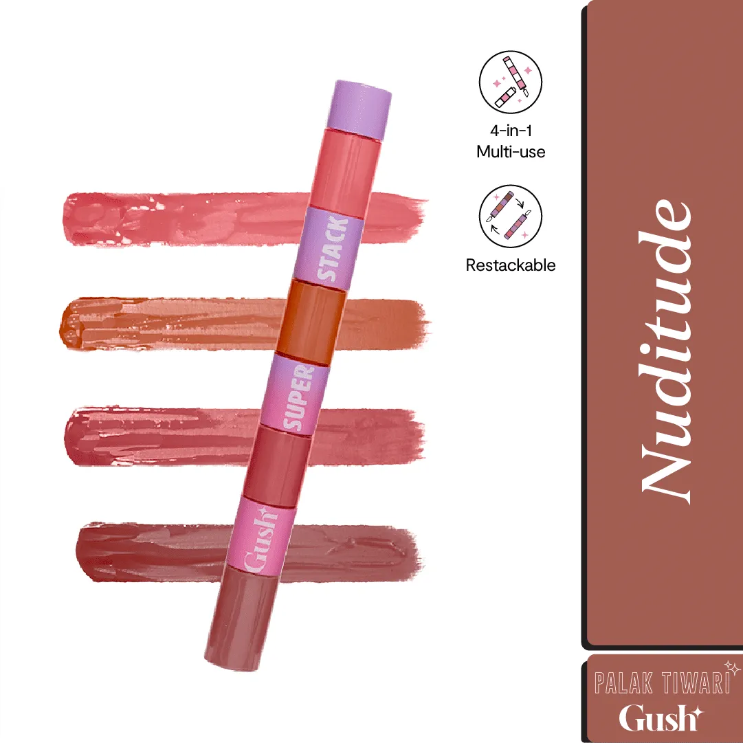 Gush Beauty X Palak Tiwari Super Stack - Nuditude