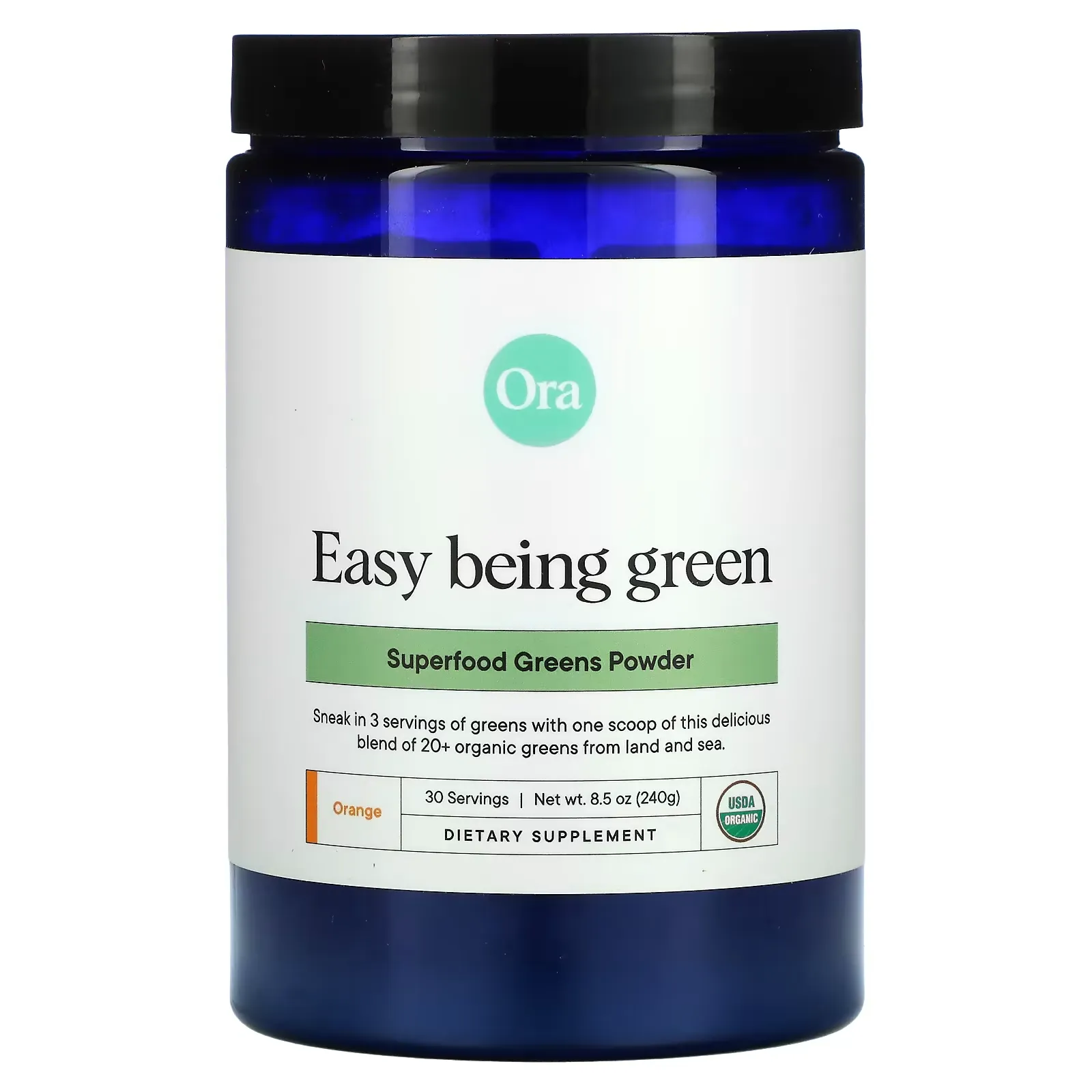 Easy Being Green, Superfood Greens Powder, Orange, 8.5 (240 g)