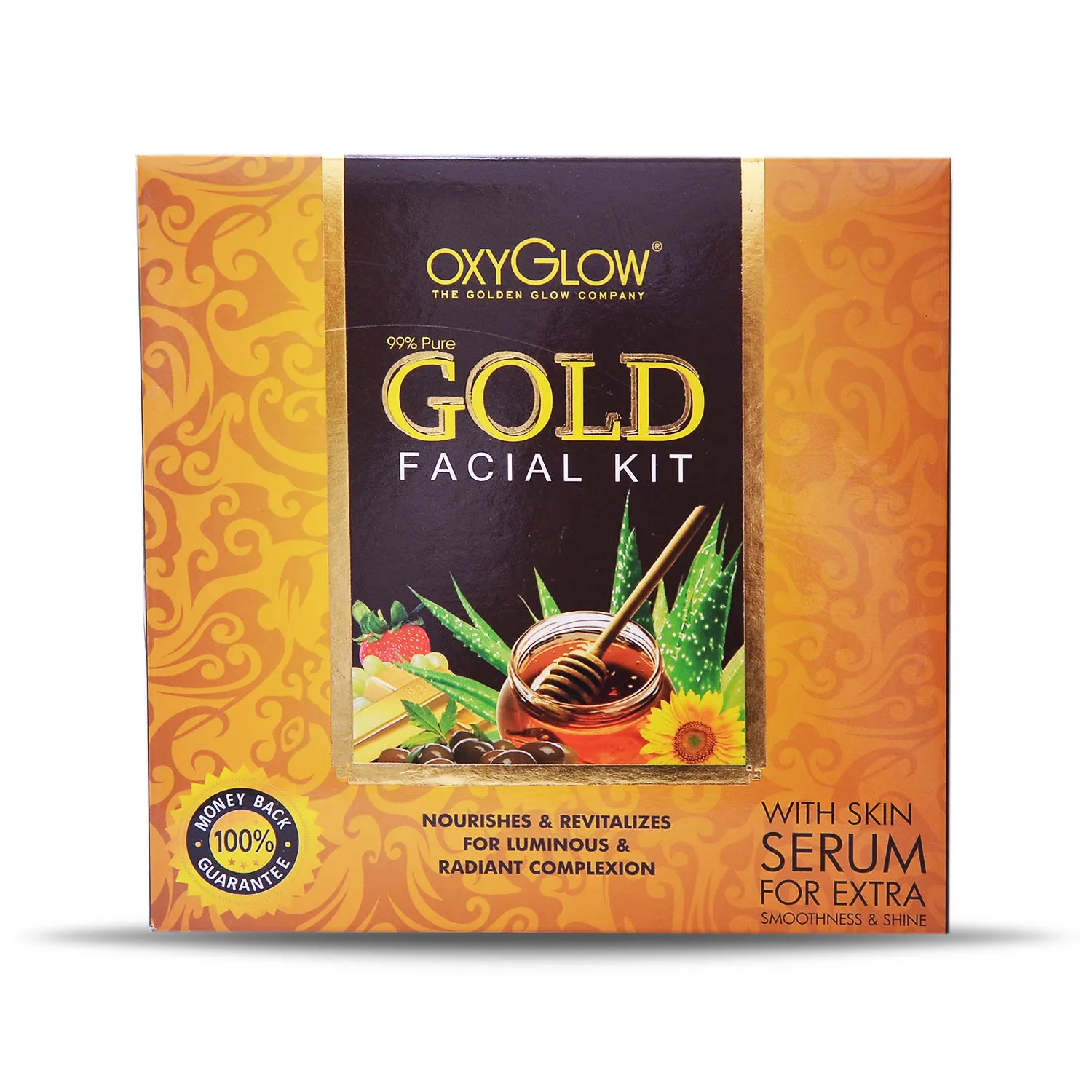 Oxyglow Herbals Gold Facial Kit