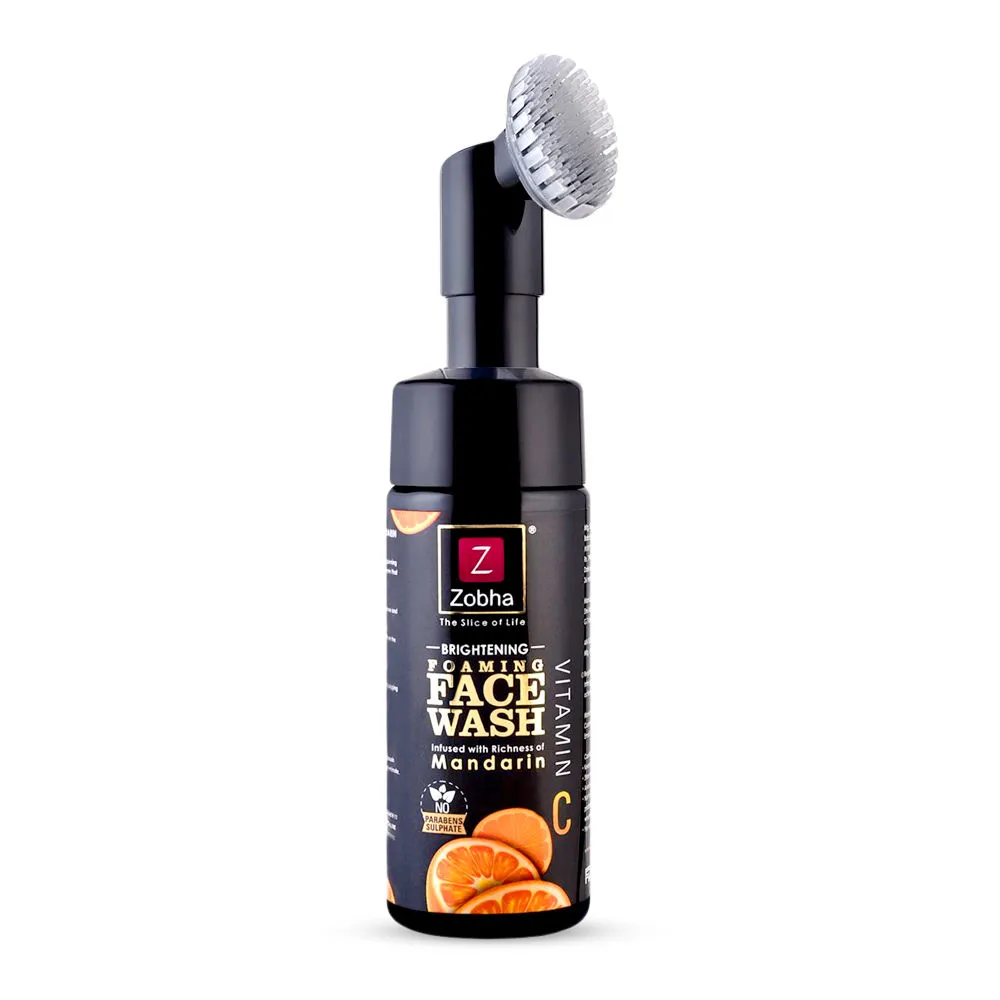 Zobha Vitamin C Foaming Face Wash Infused with Mandarin