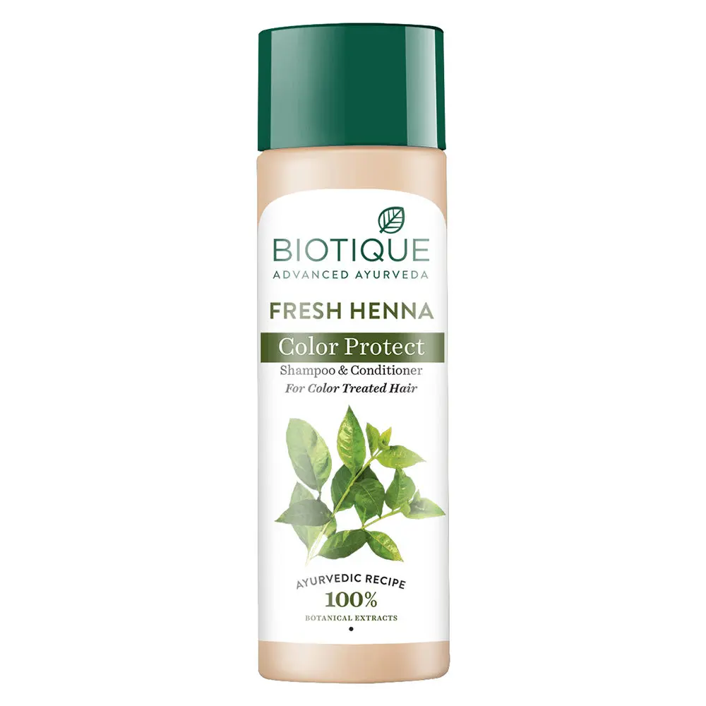 Biotique Fresh Henna Color Protect Shampoo & Conditioner (190 ml)