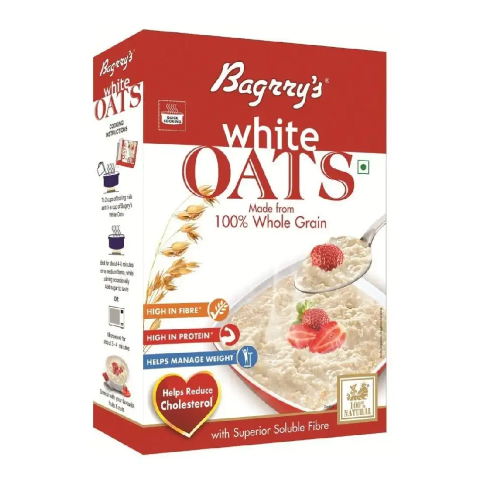 Bagrrys Porridge White Oats,  500 g  Unflavoured