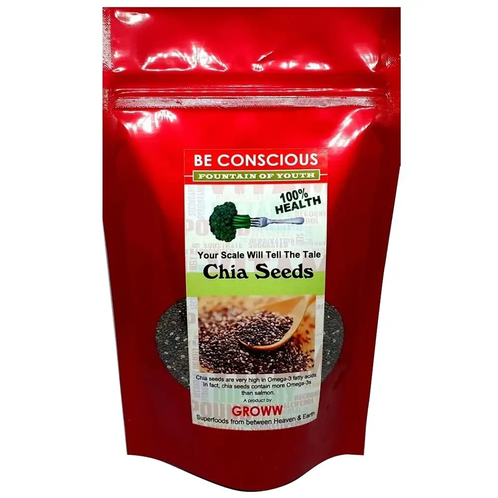 Be Conscious Chia Seeds,  100 g  Unflavoured