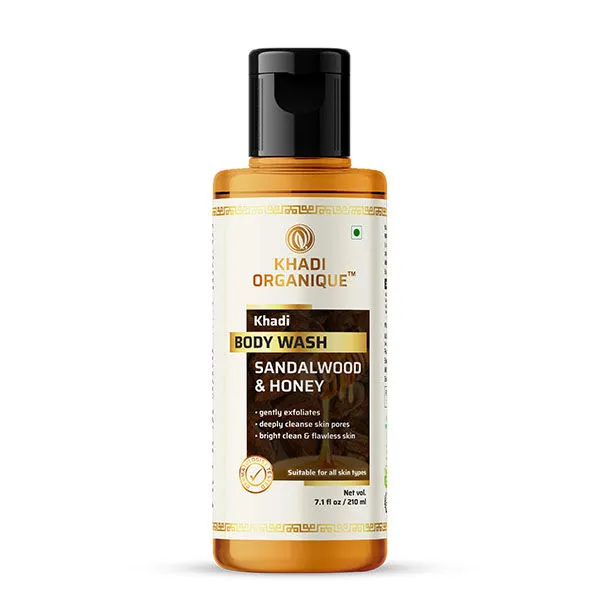 Khadi Organique Sandalwood & Honey Body Wash