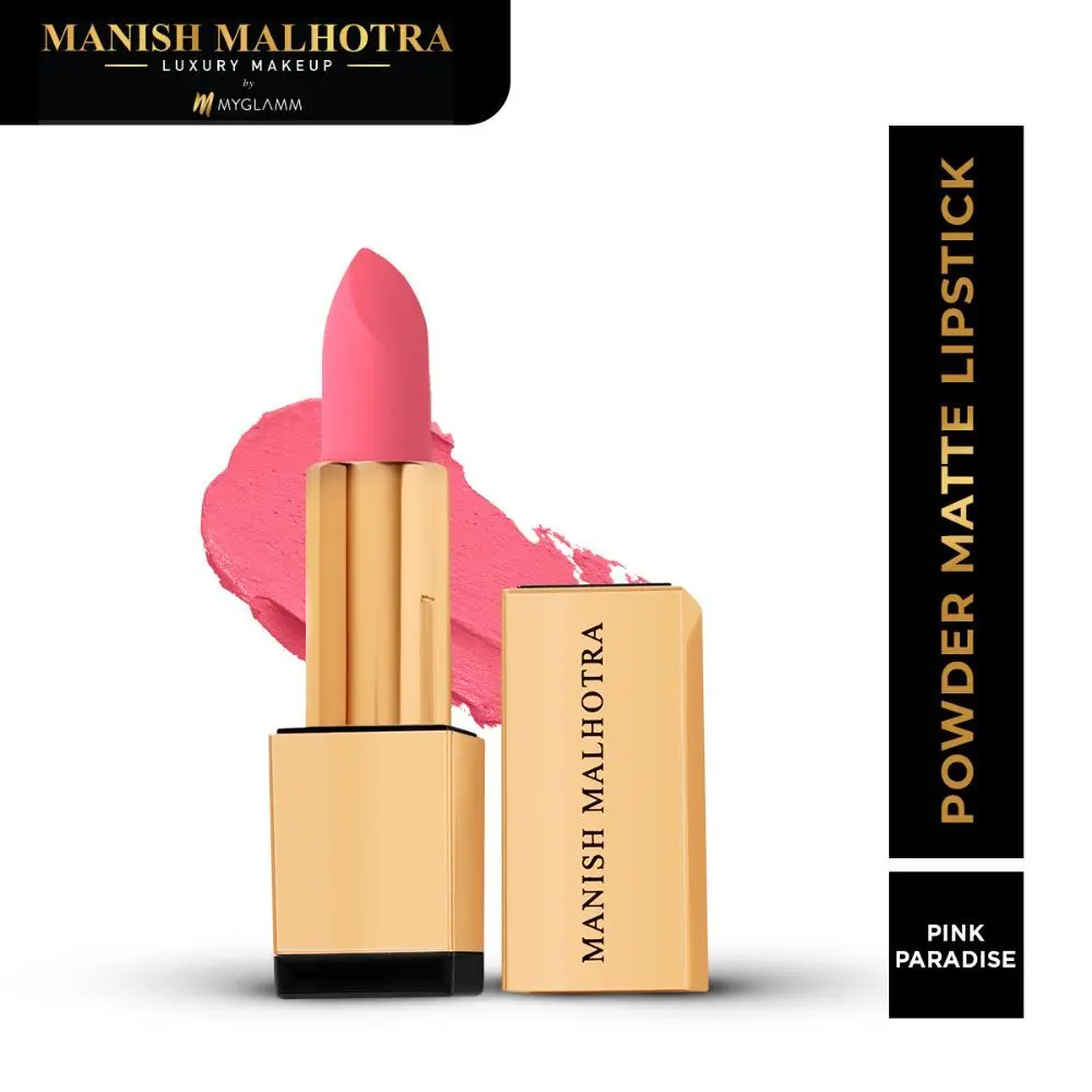 MyGlamm Manish Malhotra Beauty Powder Matte Lipstick-Pink Paradise-