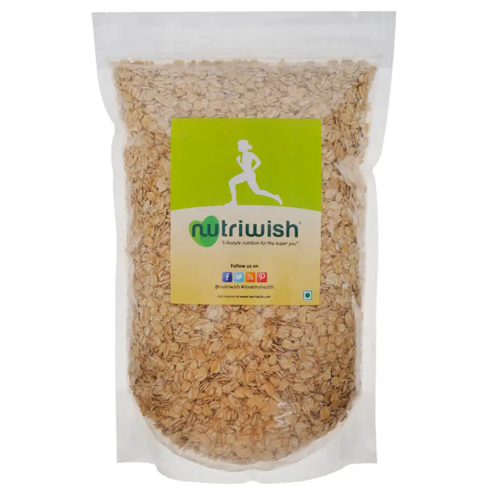 Nutriwish Rolled Oats,  1.25 kg  Unflavoured