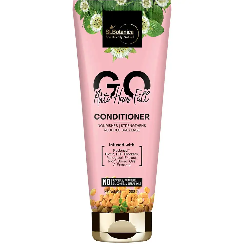 St.Botanica GO Anti-Hair Fall Hair Conditioner,  200 ml  with Redensyl, Biotin, Natural DHT Blockers