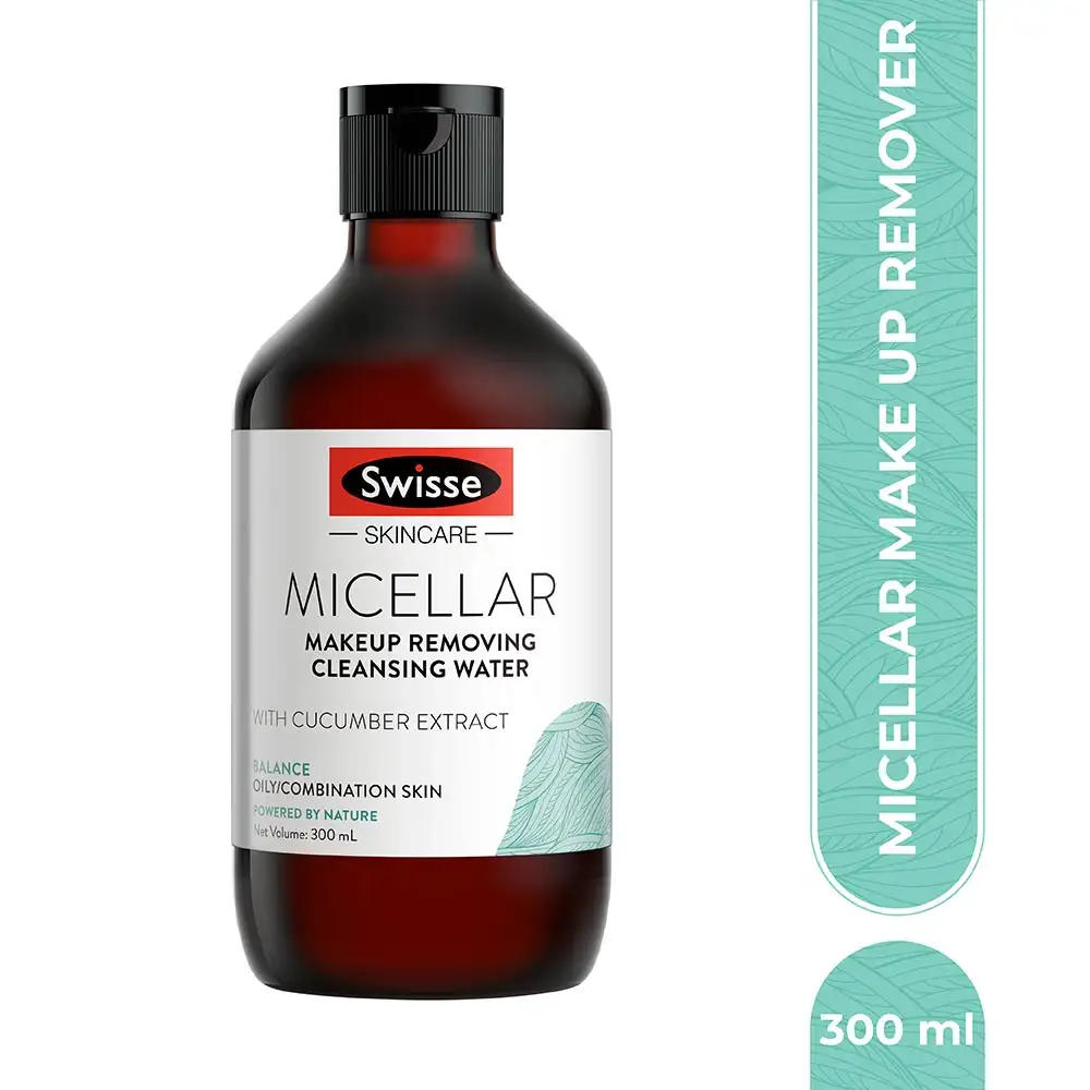 Swisse Skincare Micellar Makeup Removing Cleansing Water,  300 ml  Oily/Combination Skin