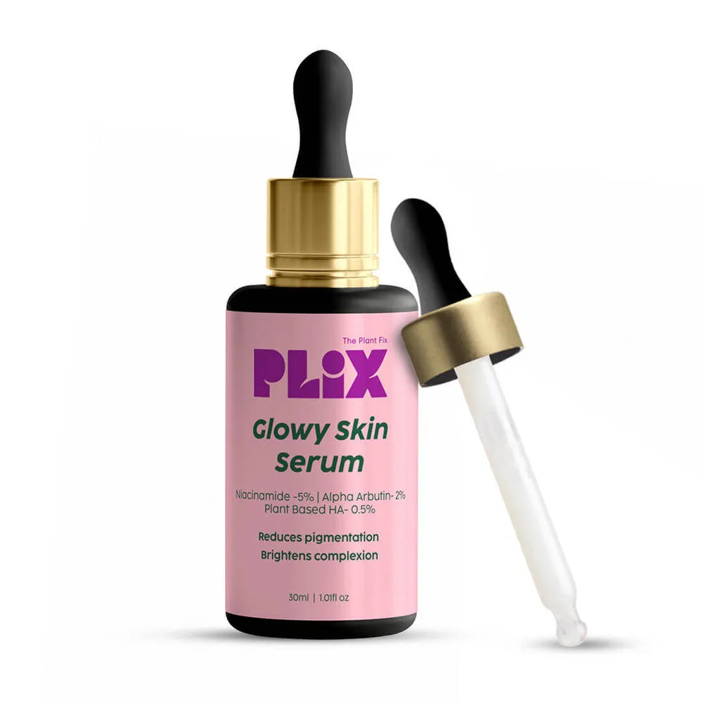 Plix Glowy Skin Serum With 5% Niacinamide, 2% Alpha Arbutin & Hyaluronic Acid