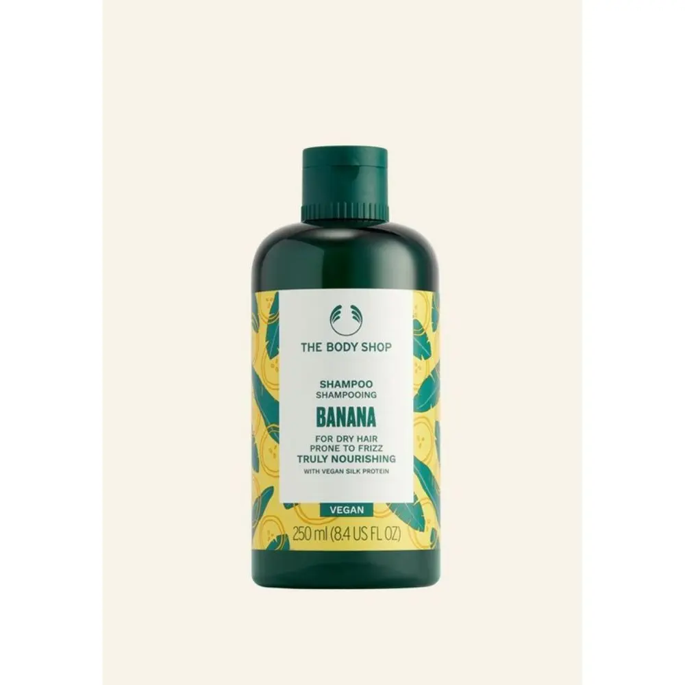 The Body Shop Vegan Banana Truly Nourishing Shampoo, 250Ml