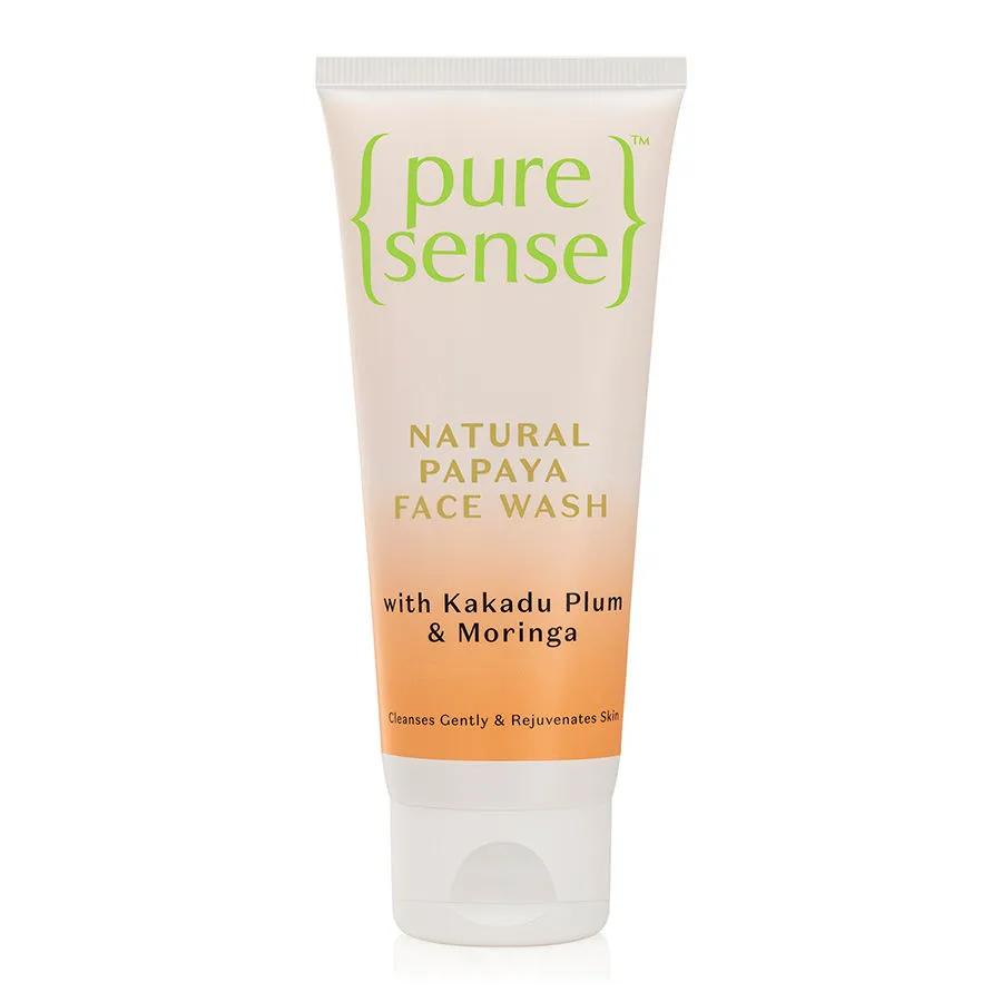 PureSense Natural Papaya Face Wash with Kakadu Plum & Moringa