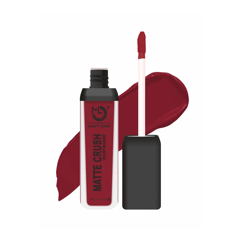 Matt look Matte Crush Velvet Mousse Lipstick - Maroon