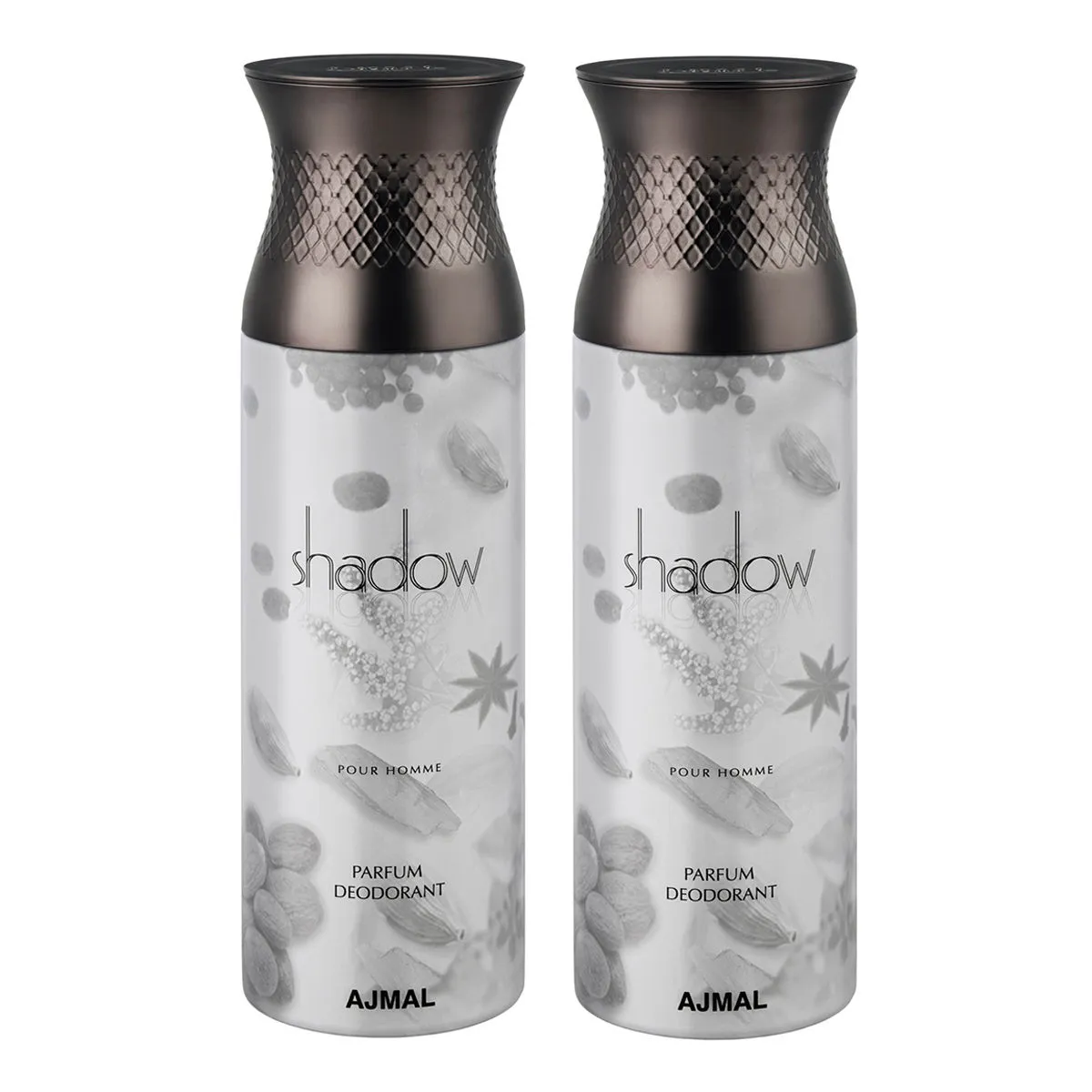 Ajmal Shadow Parfum Deodorant Spray For Men - Pack Of 2