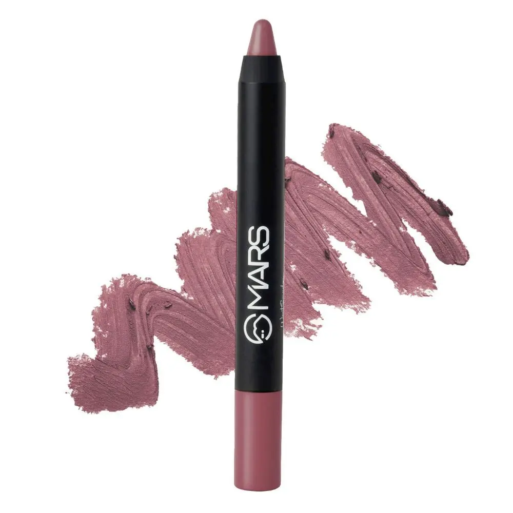 MARS Won't Smudge Won't Budge Lip Crayon with Matte Finish - I am Cute| 3.5g