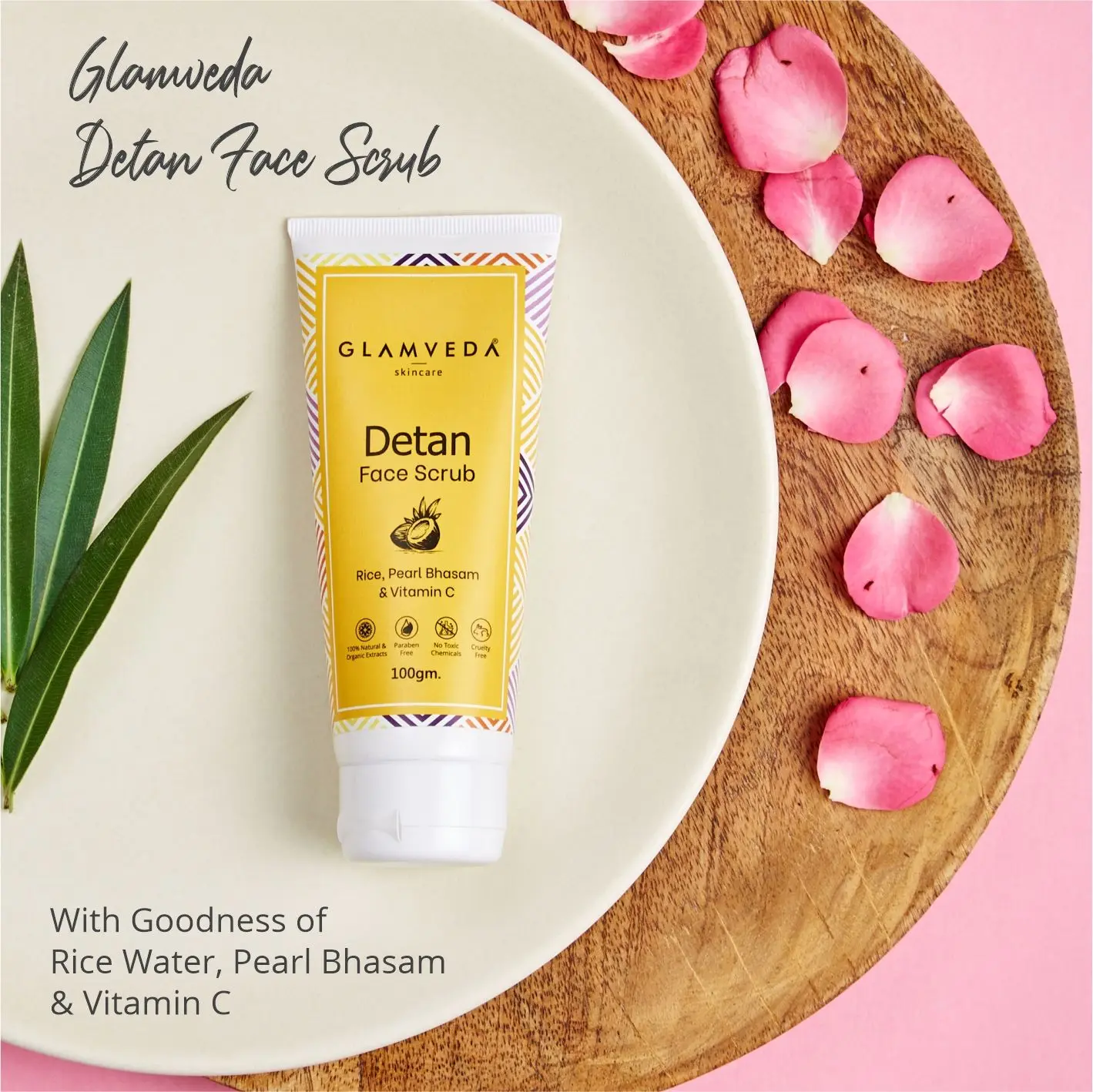 Glamveda detan Face Scrub | 100 gm