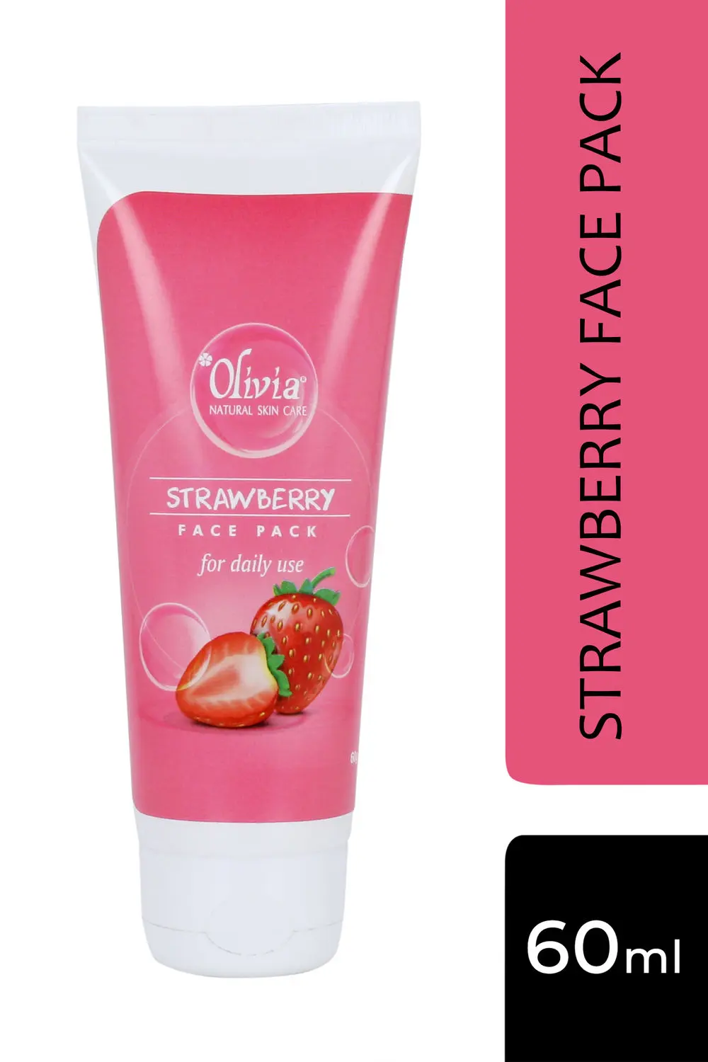 Olivia Herbal Strawberry Face Pack Natural Skin Care (60 g)