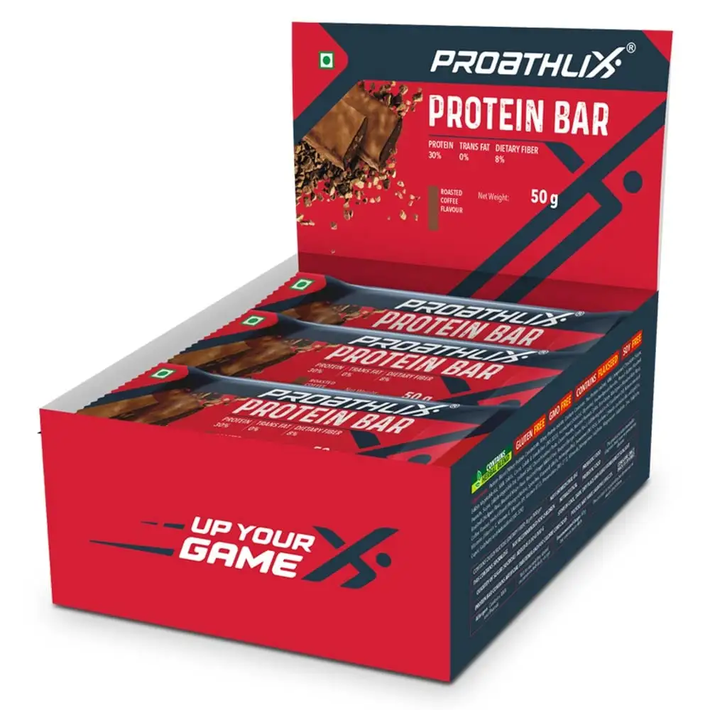 Proathlix Protein Bar(15g Protein),  12 bar(s)  Roasted Coffee