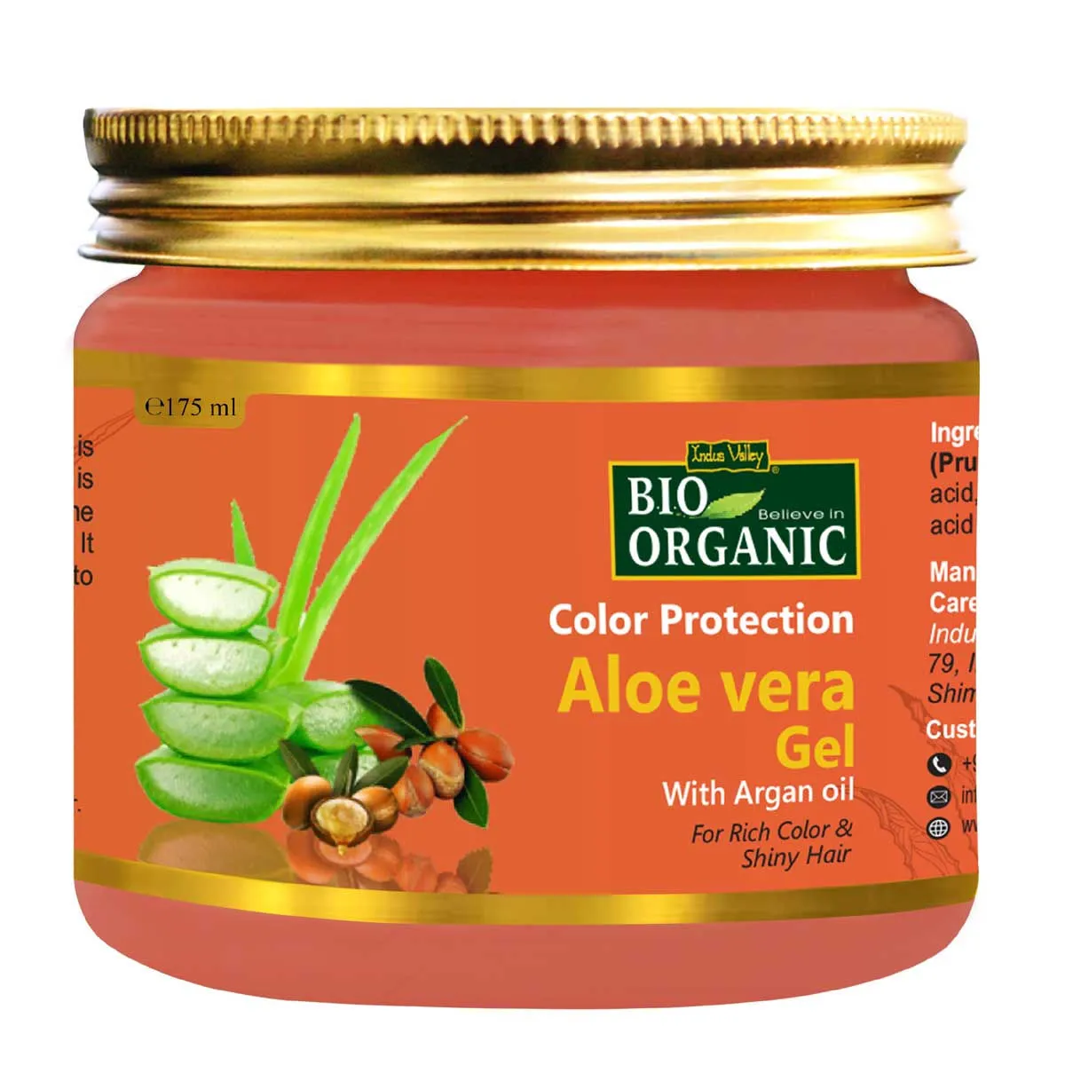 Indus Valley Bio Organic Color Protection Aloe Vera Gel