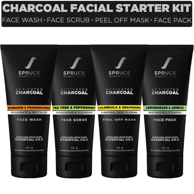 Spruce Shave Club Charcoal Facial Starter Kit