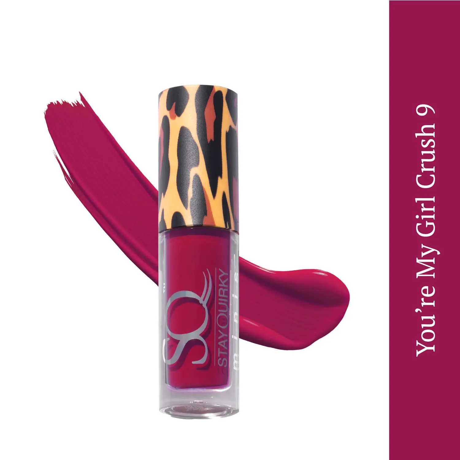 Stay Quirky Mini Liquid Lipstick Purple - You're My Girl Crush 9 | Highly Pigmented | Non-drying | Long Lasting | Easy Application | Water Resistant | Transferproof | Smudgeproof (1.6 ml)