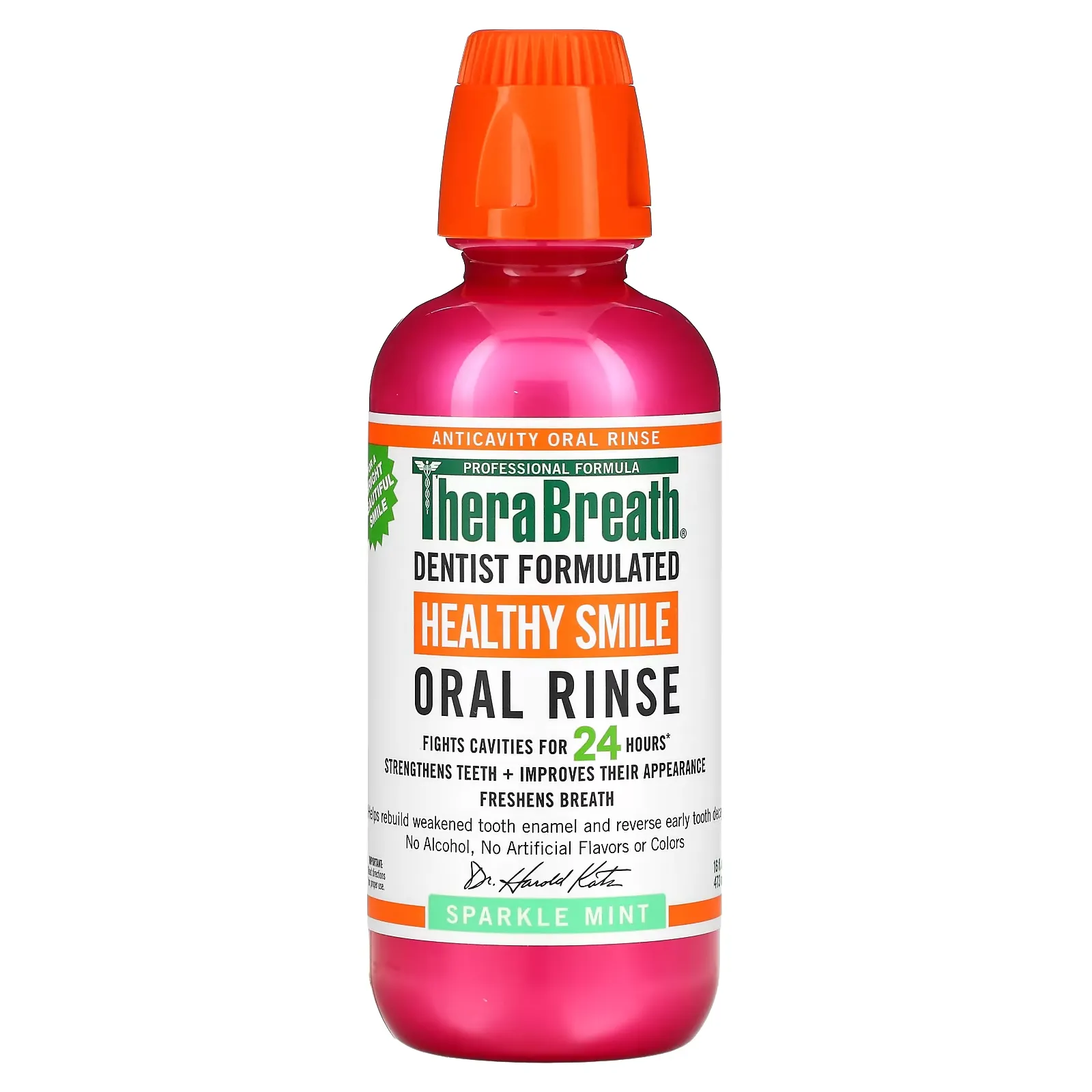 Healthy Smile, Oral Rinse, Sparkle Mint, 16 fl oz (473 ml)