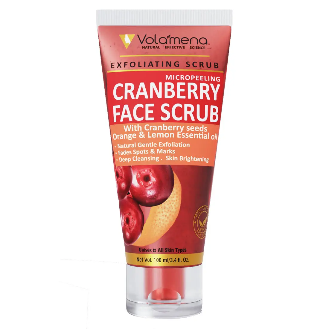 Volamena Exfoliating Micropeeling Cranberry Scrub (100 ml)