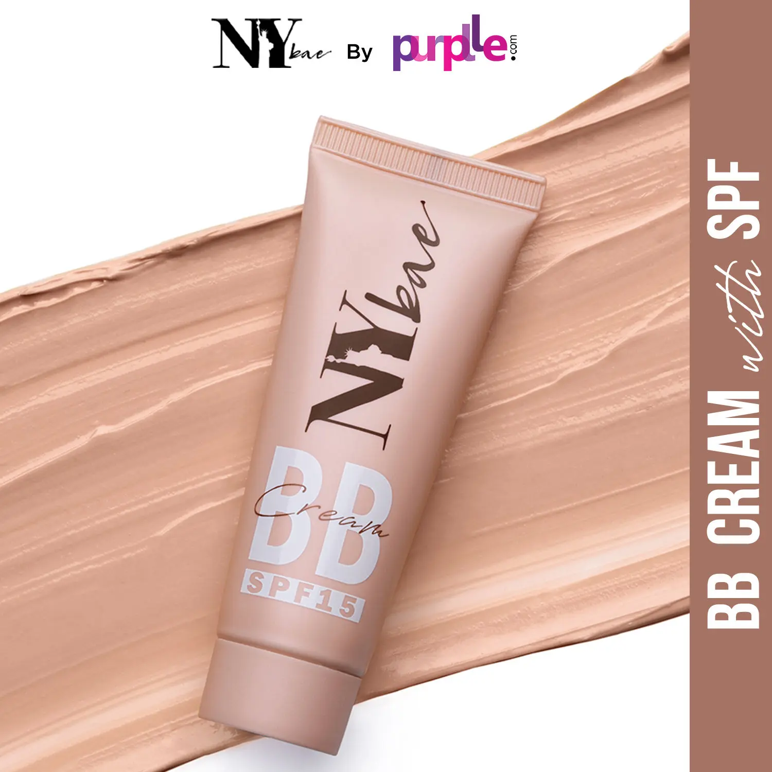 NY Bae BB Cream with SPF 15 - Whipped Cream 02 (25 g) | Very Fair Skin | Warm Undertone | Enriched with Vitamins | Covers Imperfections | UV Protection