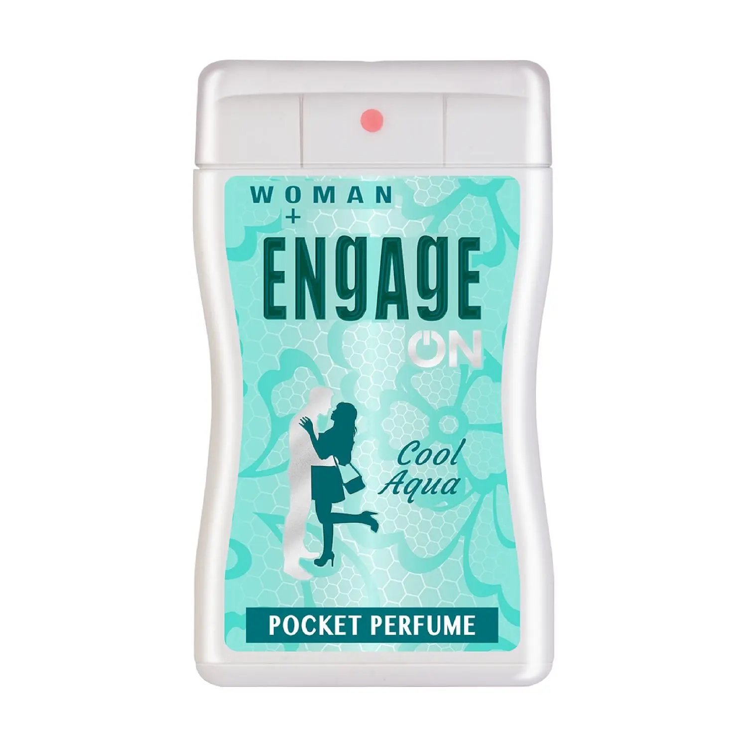 Engage ON Cool Aqua Pocket Perfume for Women, 17 ml