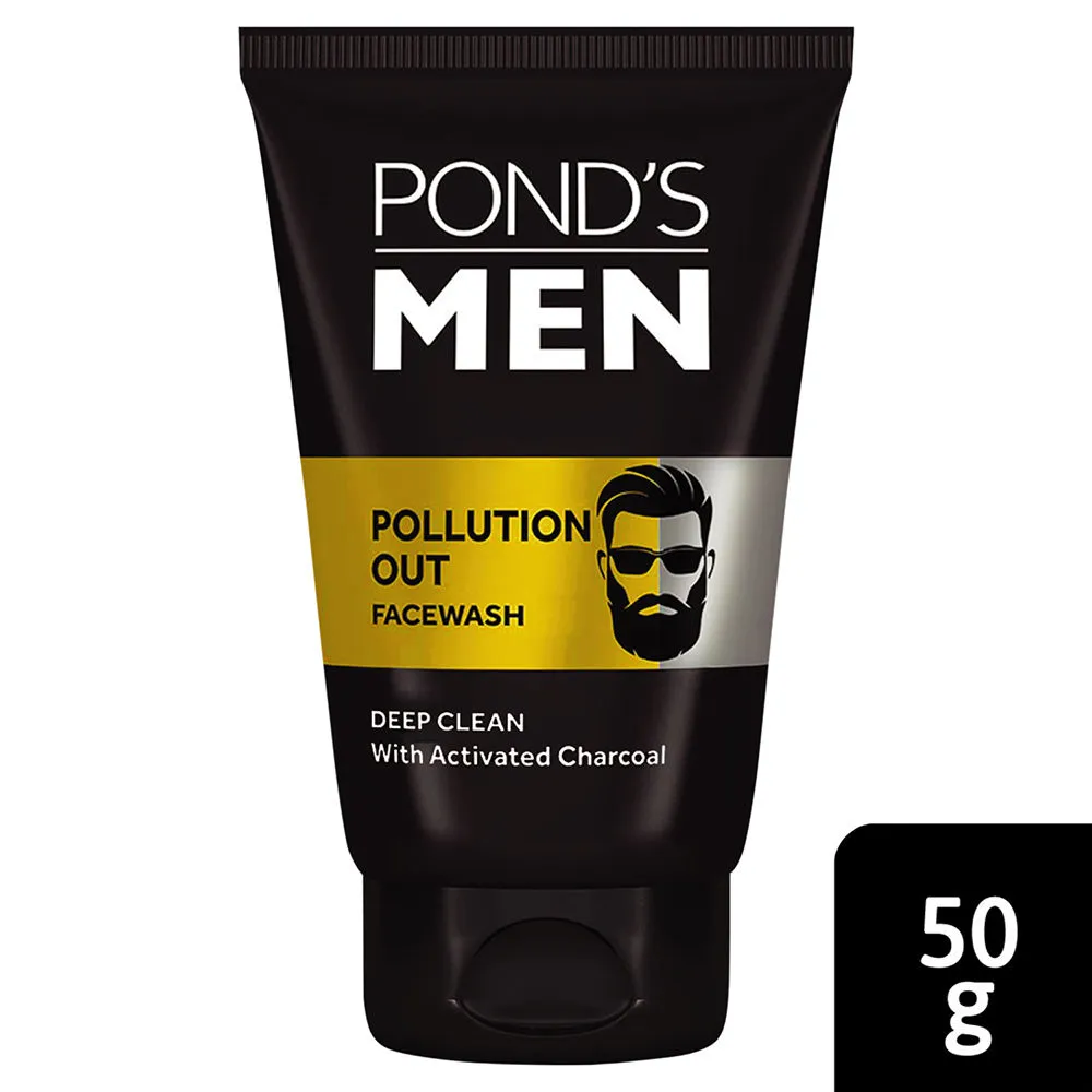 Ponds Men Pollution Out Facewash Deep Cleanses With Activated Charcoal