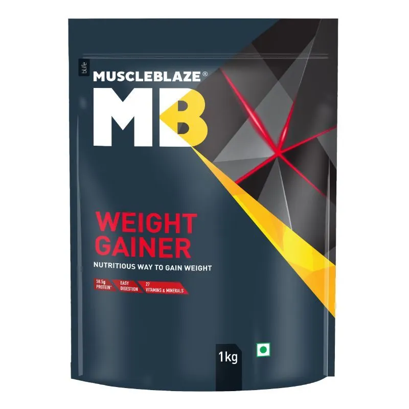 MuscleBlaze Weight Gainer - Kesar Pista Badam