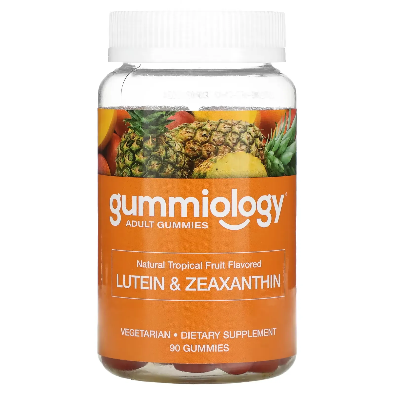 Lutein & Zeaxanthin Gummies, Tropical, 90 Vegetarian Gummies