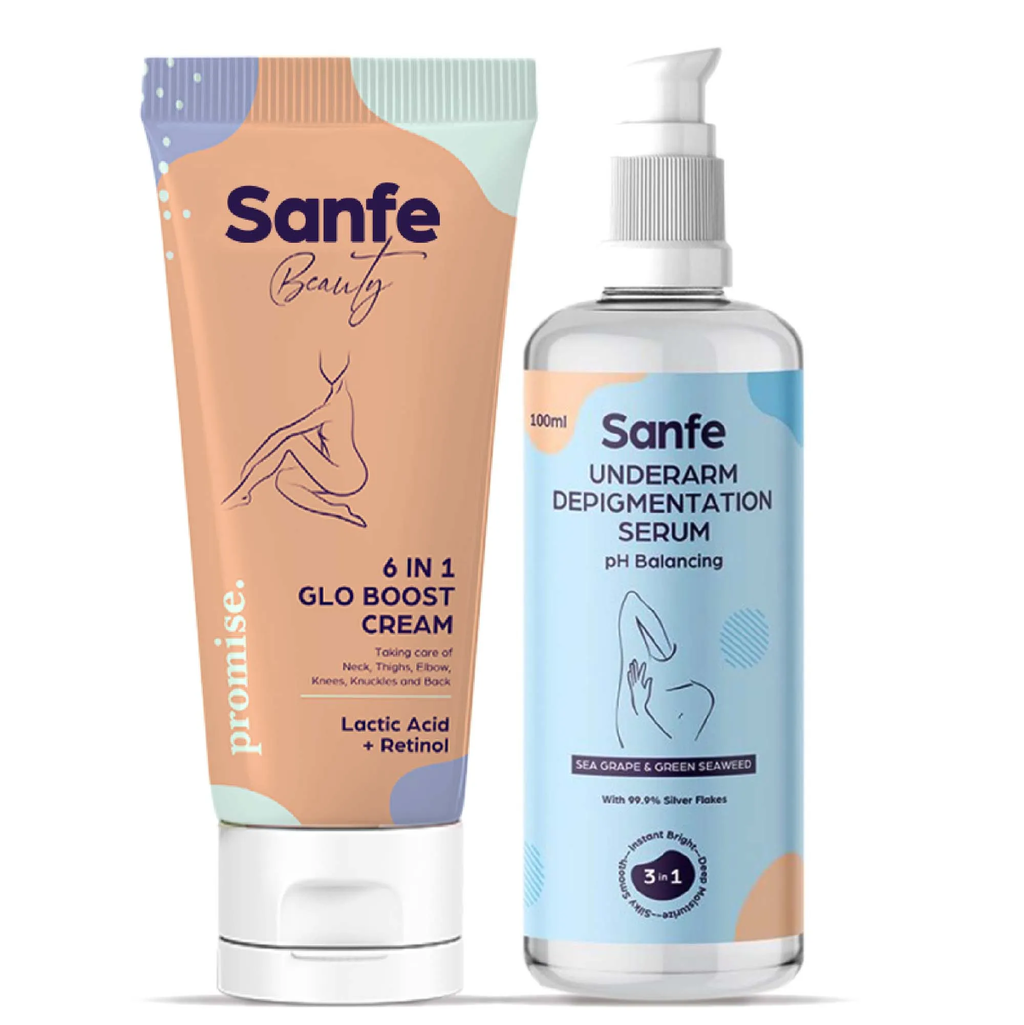 Sanfe Full Body Brightening Combo