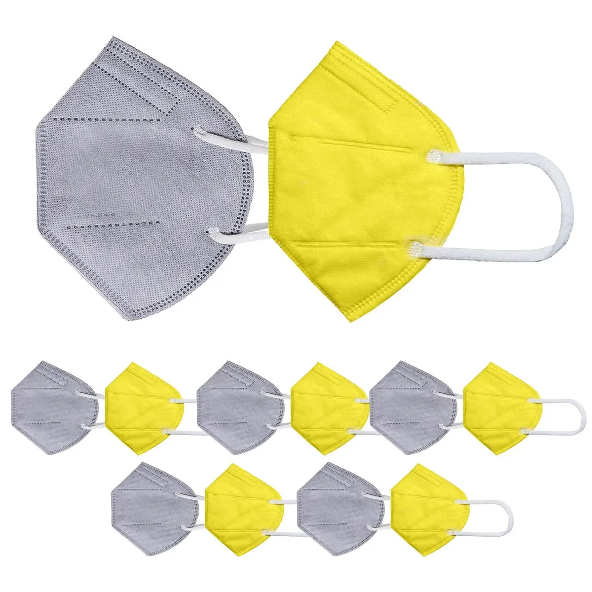 OOMPH Pack of 12 Kn95/N95 Anti-Pollution Reusable 5-Layer Mask