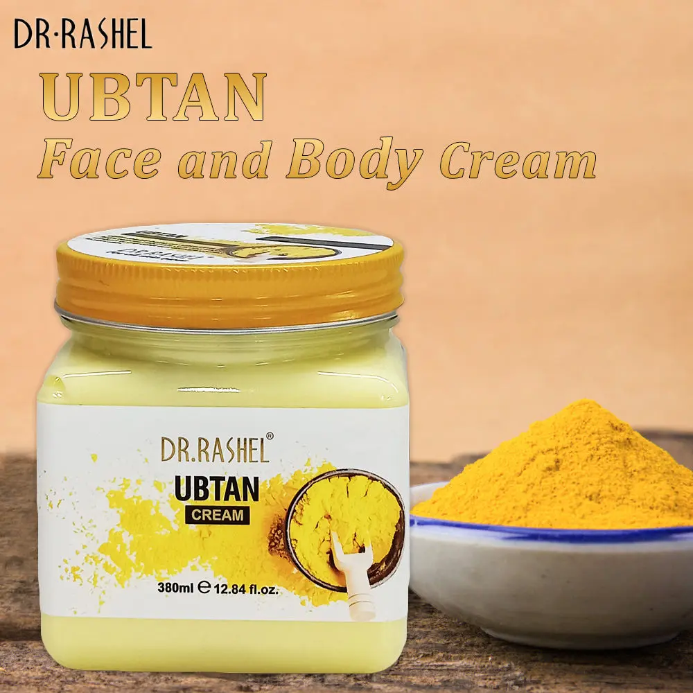 Dr.Rashel Glowing Ubtan Face and Body Cream For All Skin Types (380 ml)