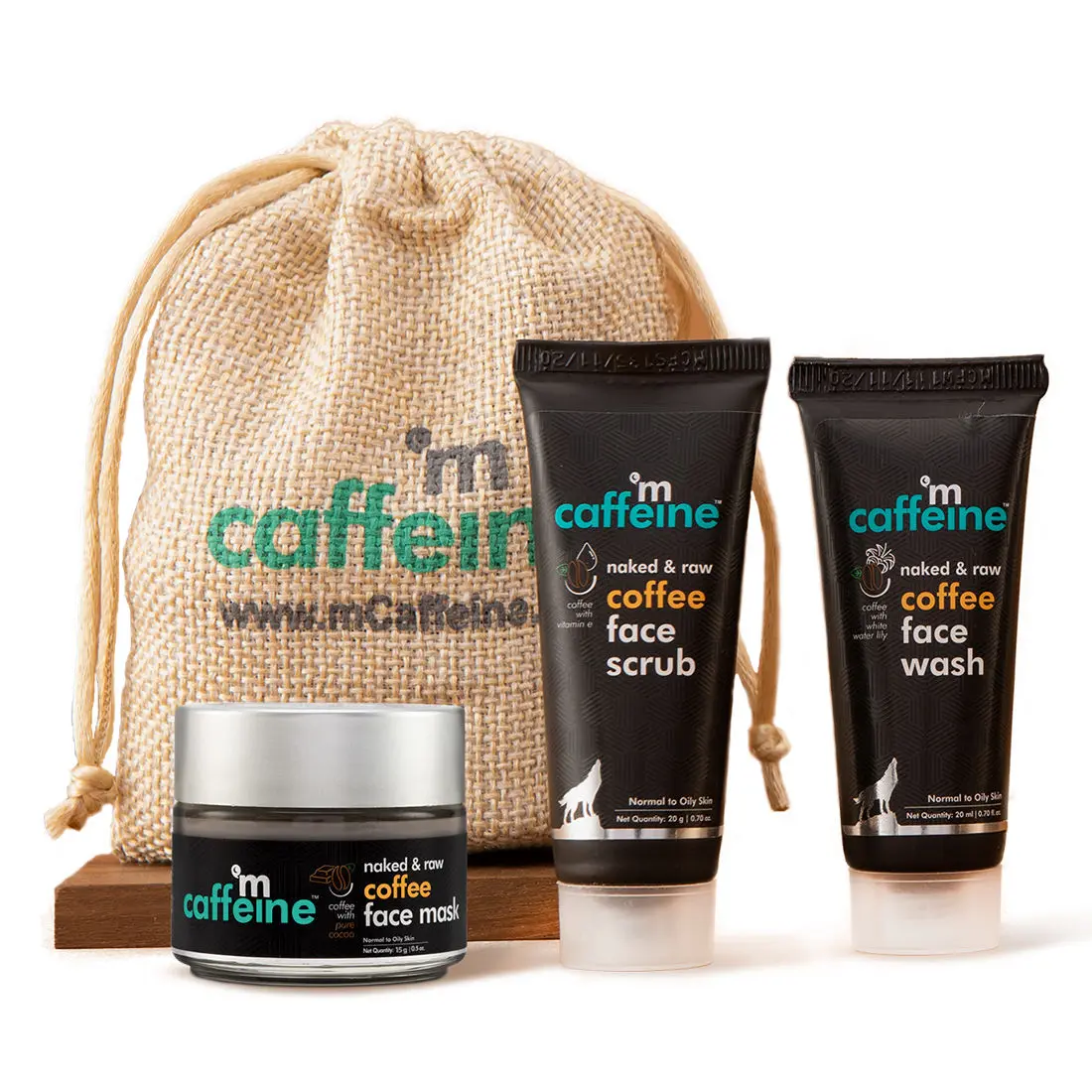 mCaffeine Face Care Essentials (20ml + 35gm)