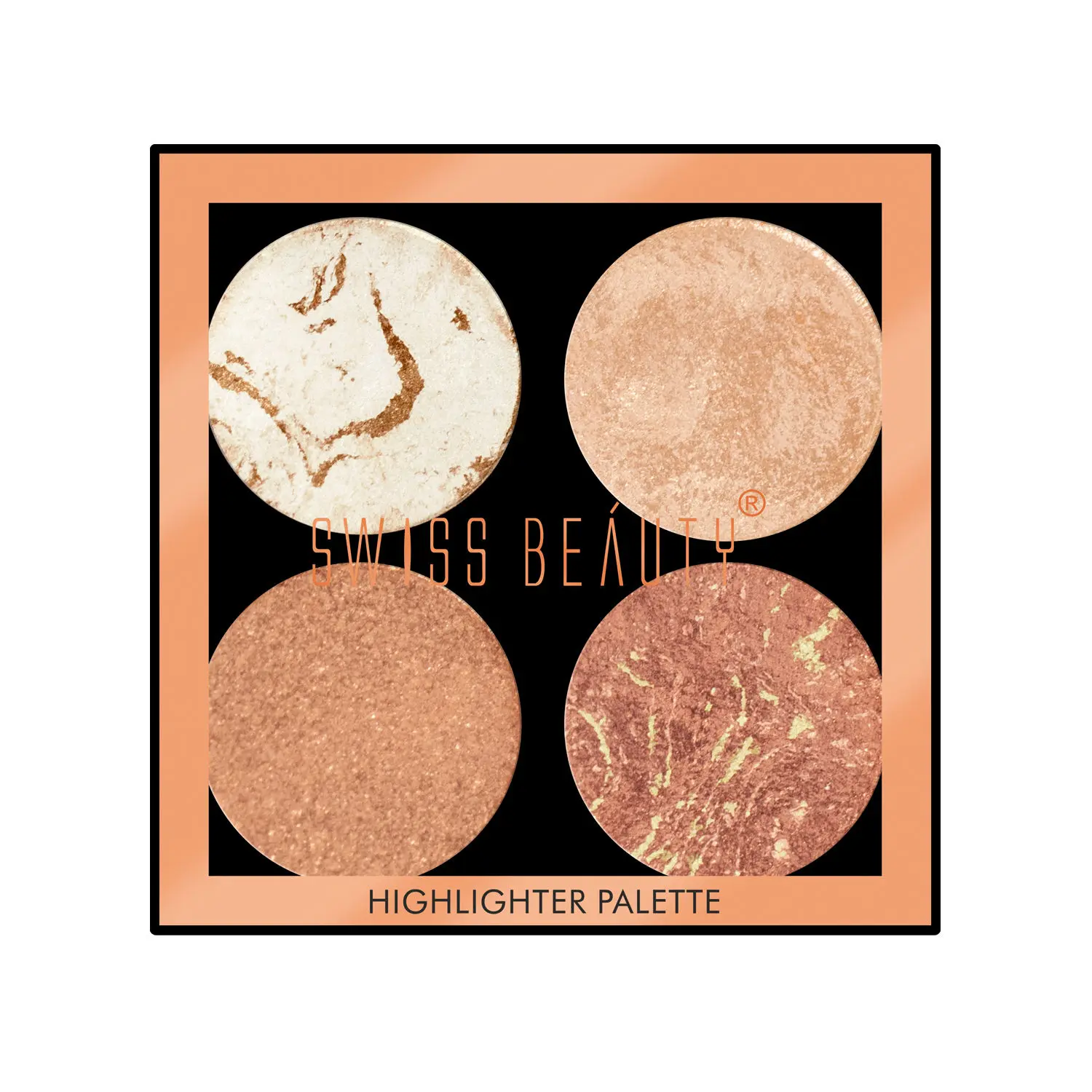 Swiss Beauty Highlighter Palette - 1 - 10 gm