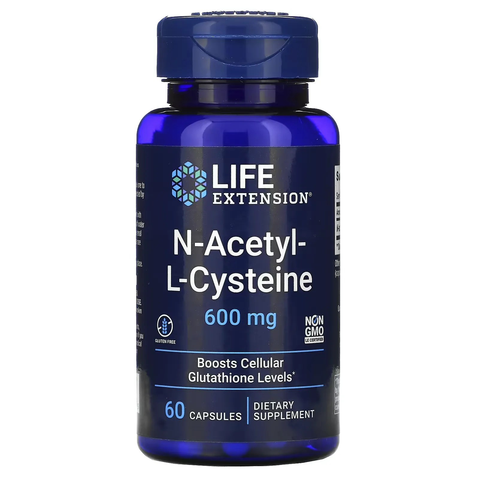 N-Acetyl-L-Cysteine, 600 mg, 60 Capsules