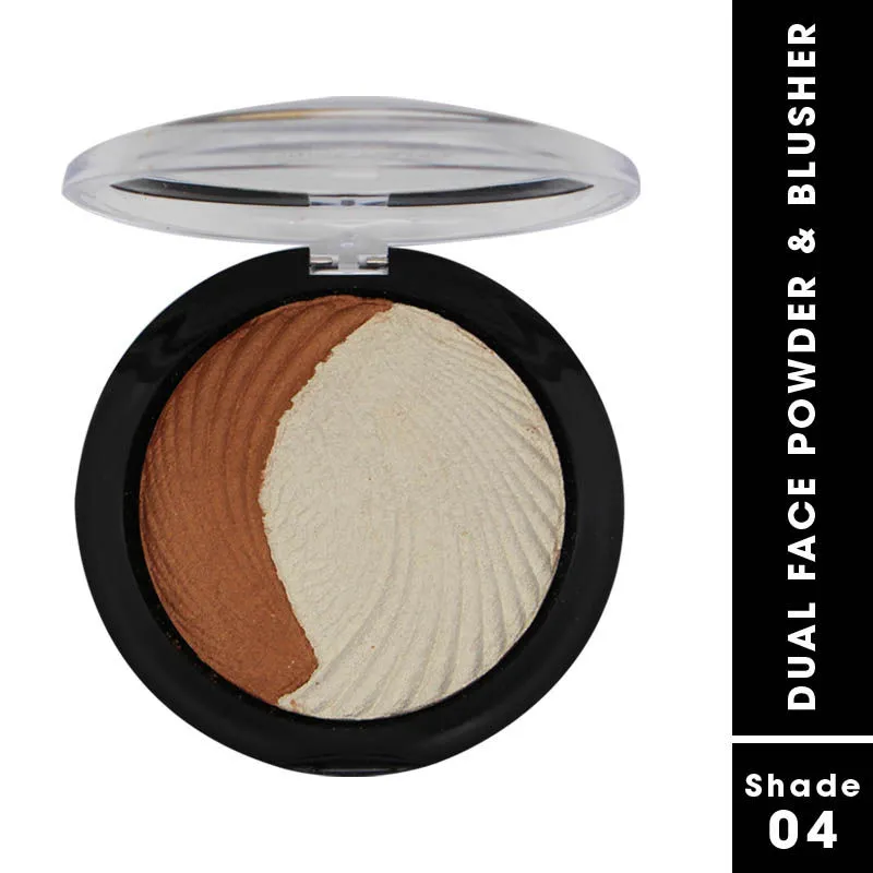 FASHION COLOUR Dual Face Powder & Blusher - 04