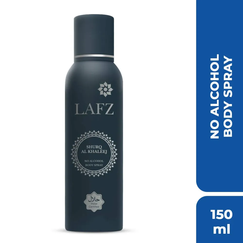 LAFZ Shurq Al Khaleej No Alcohol Deodorant Body Spray for Men