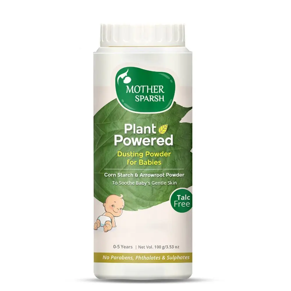 Mother Sparsh Talc-Free Natural Dusting Powder for Babies, 100 g