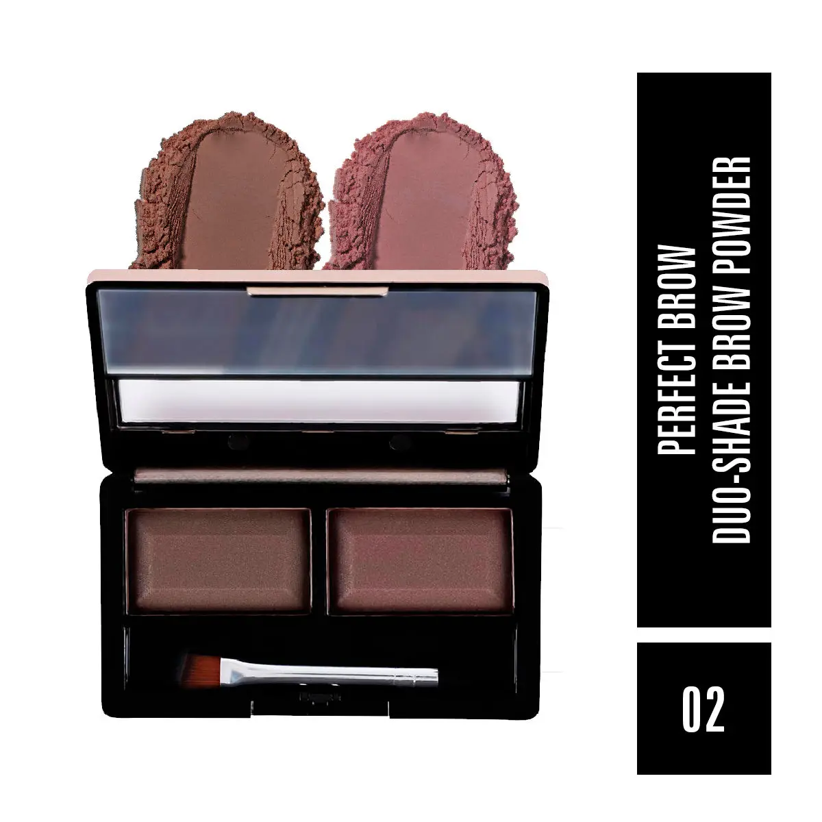 Matt look Perfect Brow Duo-Shade Brow Powder, Eyebrow Palette, Eye Makeup, Mutlicolor-2 (8gm)