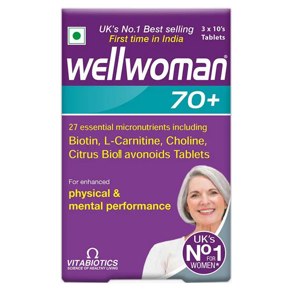 Wellwoman 70+ - Health Supplements,  Unflavoured  30 tablet(s)