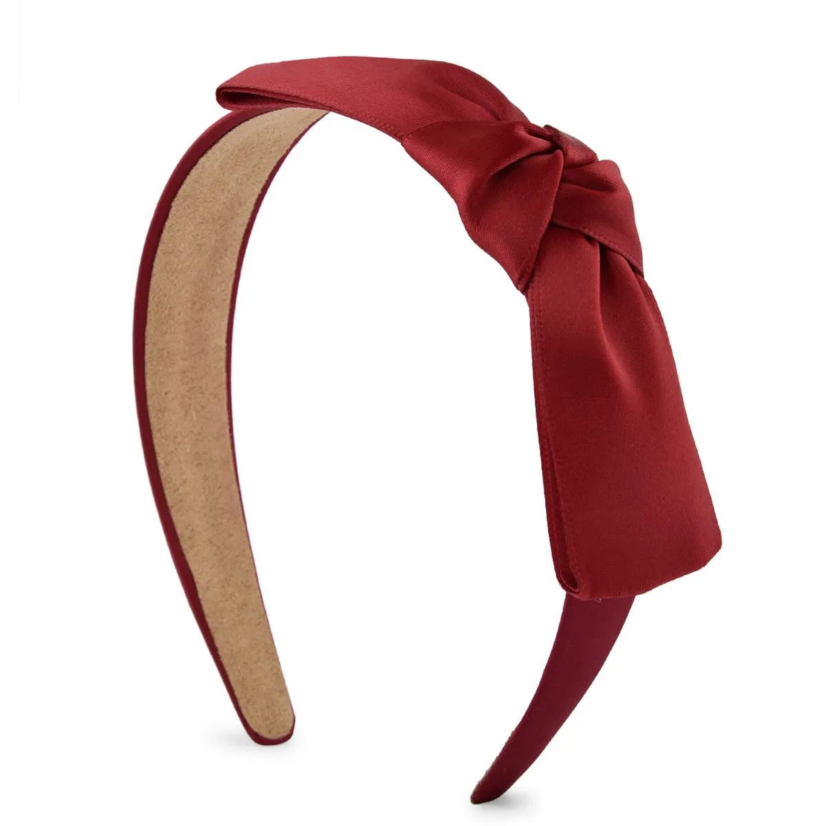 Toniq Red Knotted Bow Head Band For Women(OAWXXH87 B)