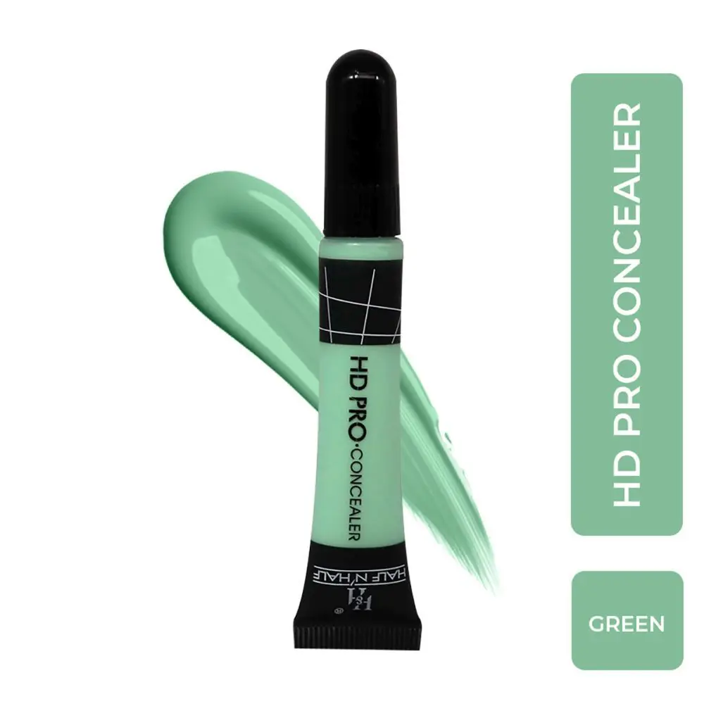 Half N Half HD-Pro Face Makeup Concealer, Green Corrector (8gm)