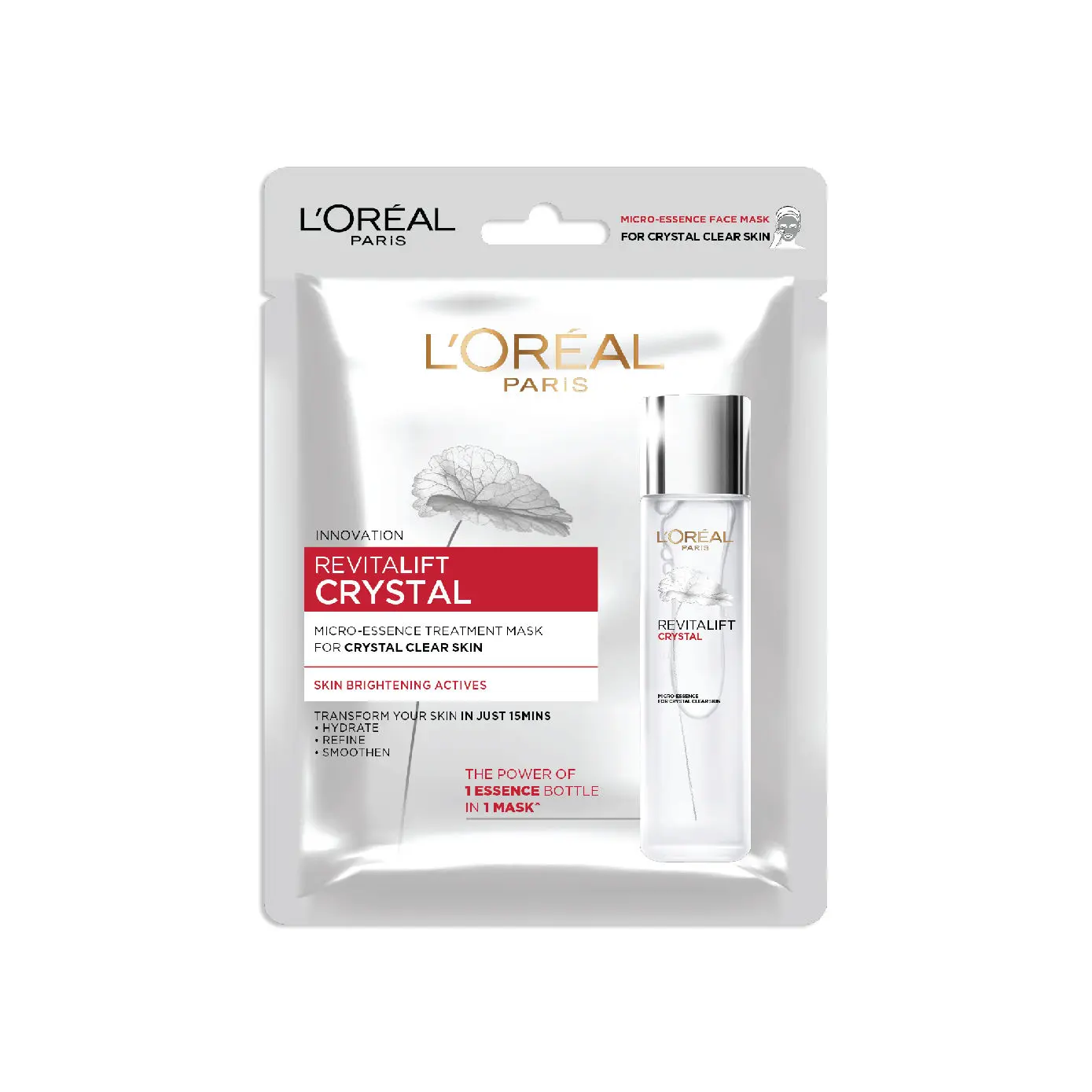 L'Oreal Paris Revitalift Crystal Micro-Essence Sheet Mask, 25G