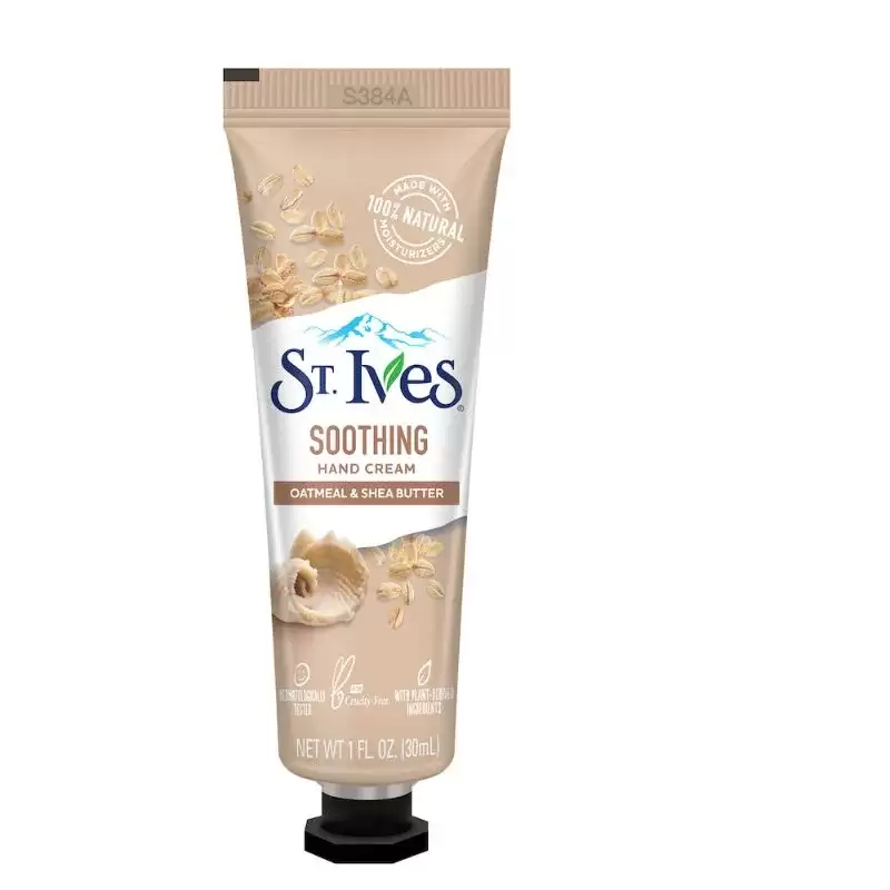 St. Ives Soothing Oatmeal &shea Butter Hand Cream, 100% Natural Moisturizers