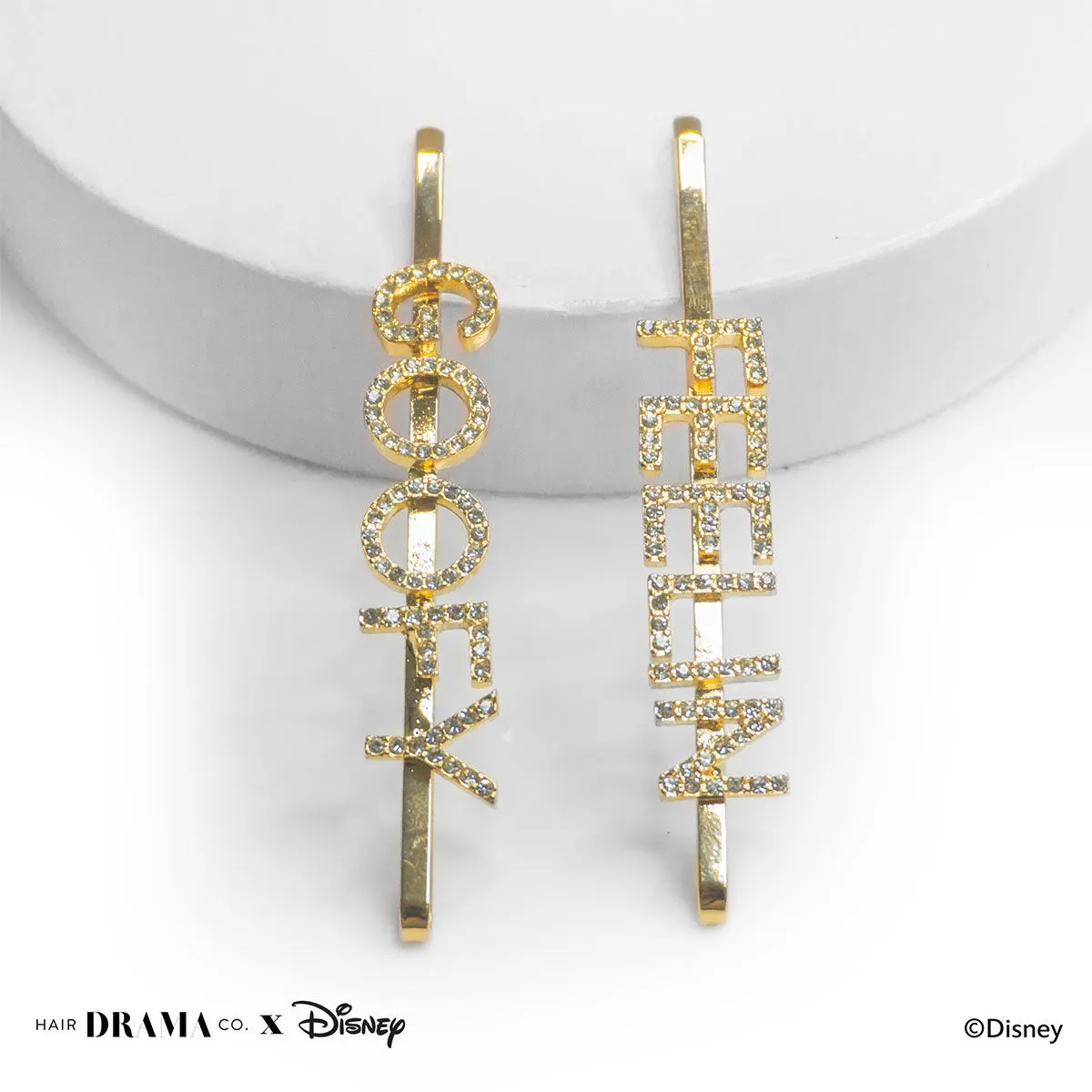 Hair Drama Co. x Disney Goofy Pins - Crystal - Set Of 2