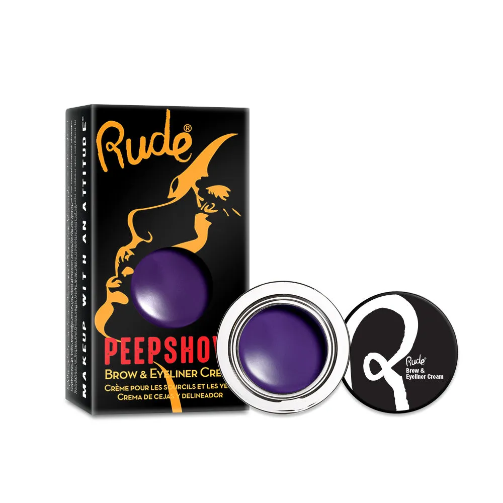 Rude Cosmetics Peep Show Brow & Eyeliner Cream - Dirty Secret