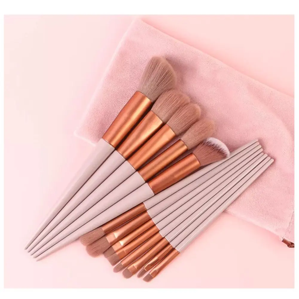 Me-On Fix + Pack of 13 Professional Makeup Brushes with Free Pouch(Color may Vary)