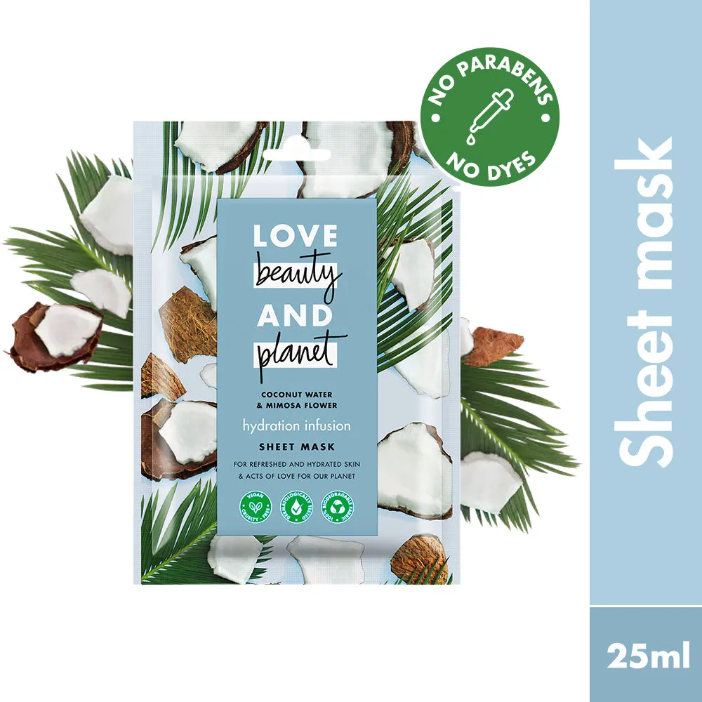 Love Beauty & Planet Coconut Water & Mimosa Flower Sheet Mask